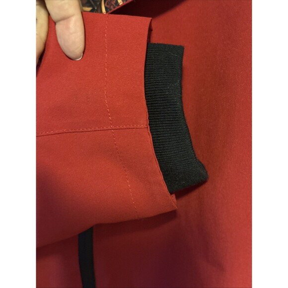 Pendleton Jacket Womens X-Large Red Rain Coat Aztec Lining Hooded Lightweight - Picture 5 of 6